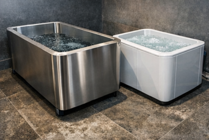 high power commercial ice bath chiller used for cold plunge studios